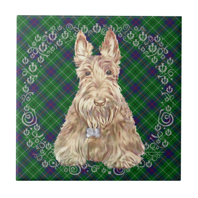 Carreau En Céramique Scottie Duncan Tartan (Devant)