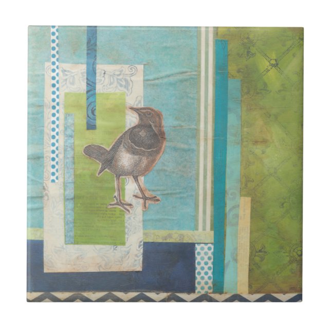 Carreau En Céramique Scrapbook Avian I (Devant)
