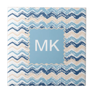 Carreau En Céramique Seashore Scribble ZigZag