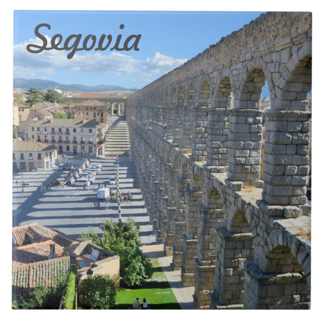 Carreau En Céramique Ségovie, Espagne (Devant)