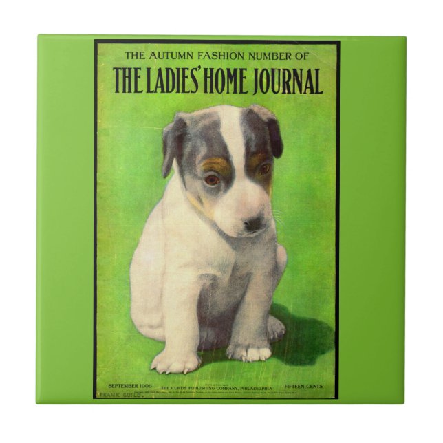 Carreau En Céramique Septembre 1906 Ladies Home Journal couverture chio (Devant)