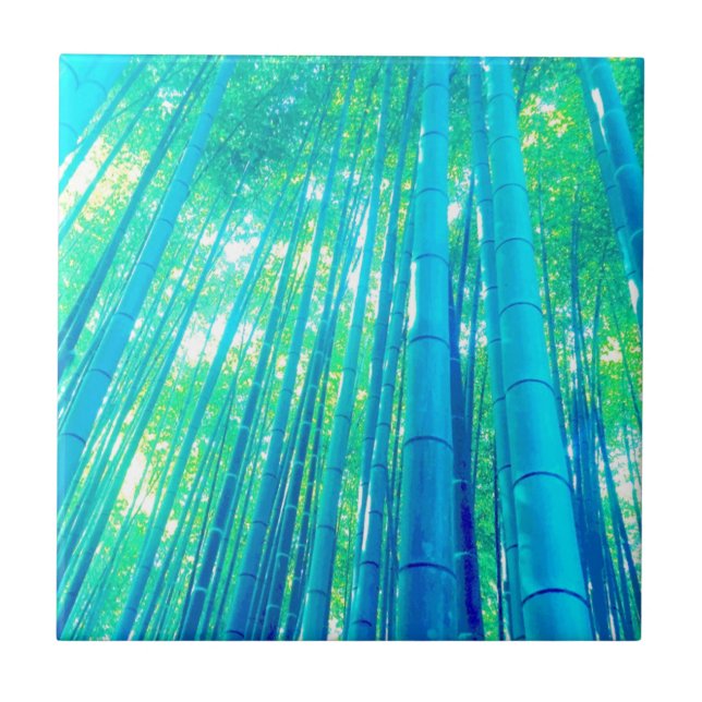 Carreau En Céramique Série en bambou de forêt (Devant)