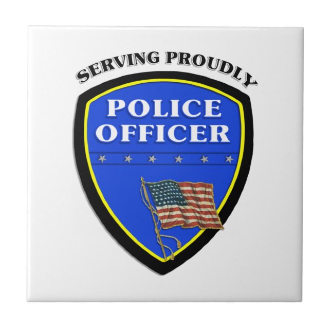 Carreau En Céramique Servir fièrement (Devant)