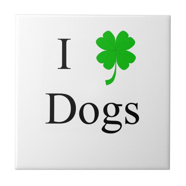 Carreau En Céramique Shamrock (Devant)