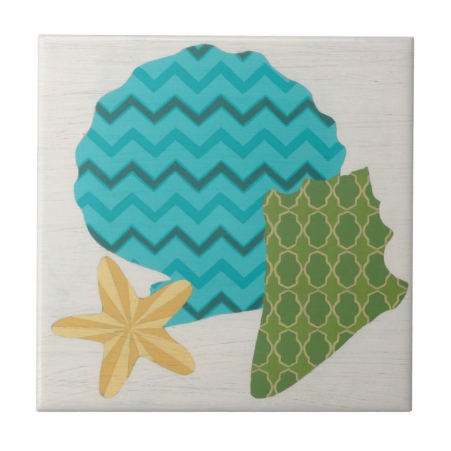 Carreau En Céramique Shell Motifs II (Devant)