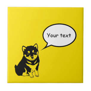 Carreau En Céramique Shiba Inu Chien chinois Année 2018 Carrelage