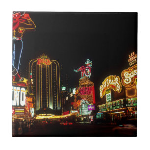 Carreau En Céramique Signe Las Vegas Night Time Neon Lights Casinos