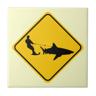 Carreau En Céramique Ski de requin
