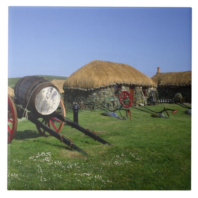 Carreau En Céramique Skye Museum, Kilmuir, île de Skye, Highlands, (Devant)