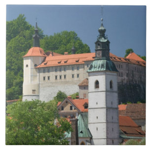 Carreau En Céramique SLOVÉNIE, GORENJSKA, Skofja Loka : Église de St.