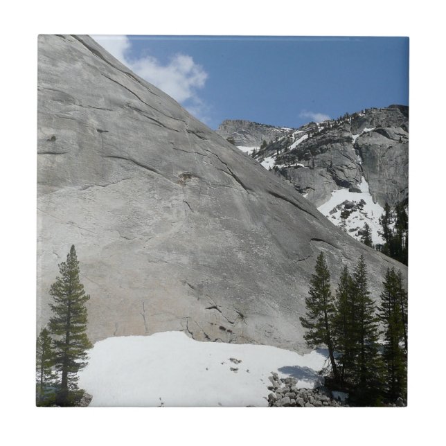Carreau En Céramique Snowy Granite Domes I au parc national Yosemite (Devant)