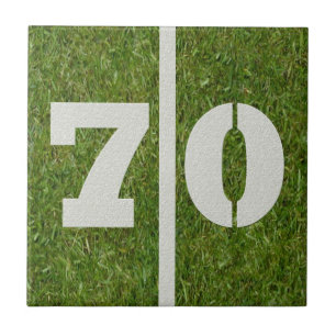 Carreau En Céramique soixante-dixième Tuile personnalisable du football