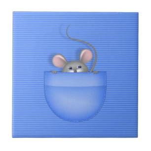 Carreau En Céramique Souris dans la poche