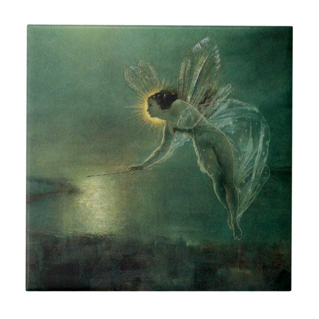 Carreau En Céramique Spirit of the Night par Grimshaw, Fée victorienne (Devant)