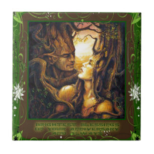 Carreau En Céramique Spiritueux de la forêt