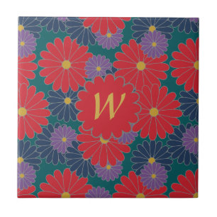 Carreau En Céramique Splashy Fall Floral Tile