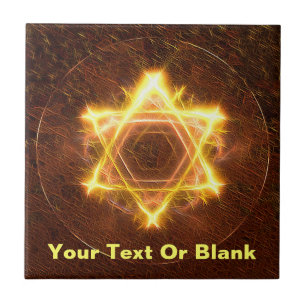 Carreau En Céramique Star Du Feu De David