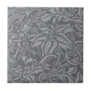 Carreau En Céramique Style Scottish Thistle Knot William Morris