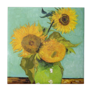 Carreau En Céramique Sunflower de Van Gogh