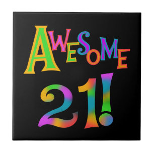 Carreau En Céramique Superbe 21 T-shirts et cadeaux d'anniversaire