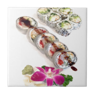 Carreau En Céramique Sushi California Rolls