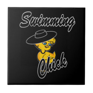 Carreau En Céramique Swimming Chick #4