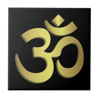 Carreau En Céramique Symbole de yoga de l'OM (Aum) Namaste