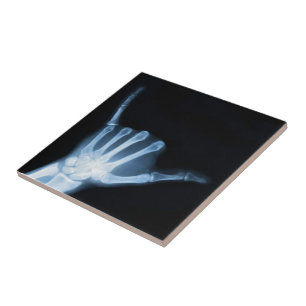 Carreau En Céramique SYMBOLE Shaka X-Ray (Perdre la main)