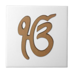 Carreau En Céramique Symbole sikh/art