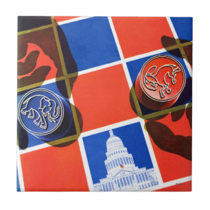 Carreau En Céramique Tableau de contrôle des élections