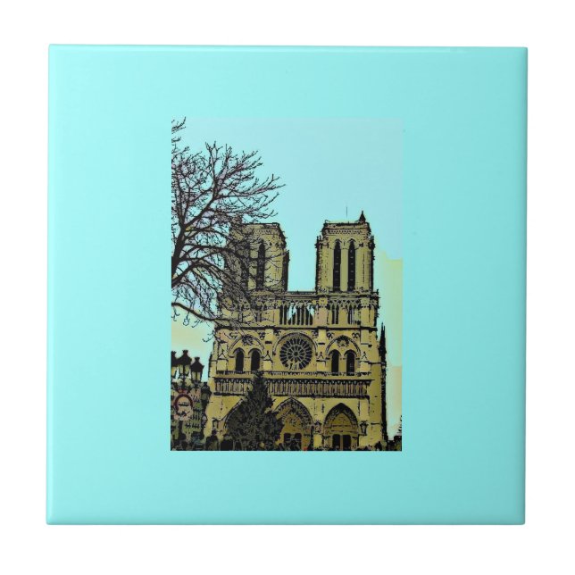 Carreau En Céramique Tableau Notre-Dame (Devant)