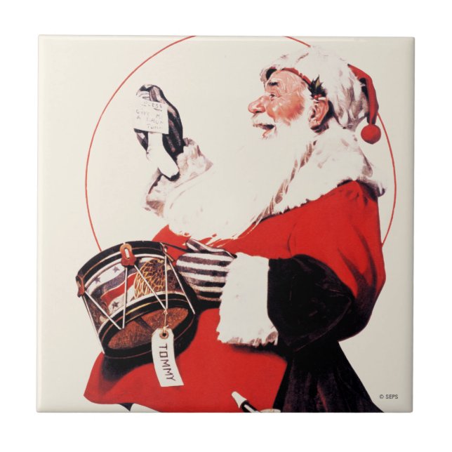 Carreau En Céramique Tambour pour Tommy (Devant)