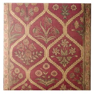 Carreau En Céramique Tapis persan ou turc, 16ème/XVIIème siècle (lai