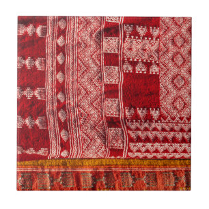 Carreau En Céramique Tapis Rouge Au Marché