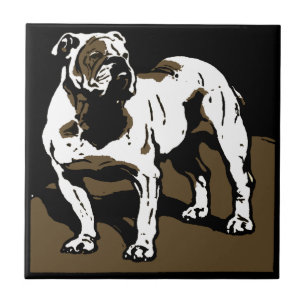 Carreau En Céramique Tapisserie frappante victorienne en bois animal Bu