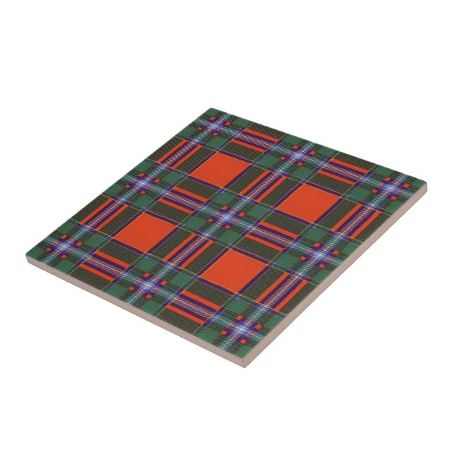 Carreau En Céramique Tartan d'écossais de Drummond (Côté)