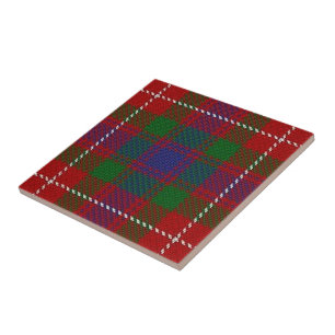 Carreau En Céramique Tartan des expressions écossaises du clan Fraser d