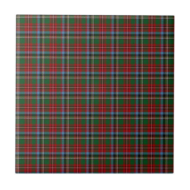 Carreau En Céramique Tartan d'état de la Caroline du Nord (Devant)