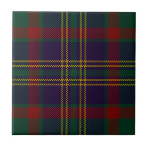 Carreau En Céramique Tartan d'Irlandais du comté de liège