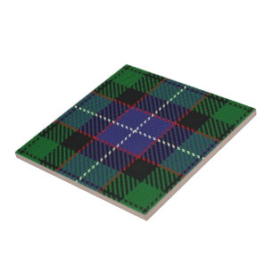 Carreau En Céramique Tartan écossais d'expressions de Galbraith de cla