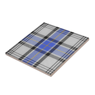 Carreau En Céramique Tartan écossais d'expressions de Hannay de clan