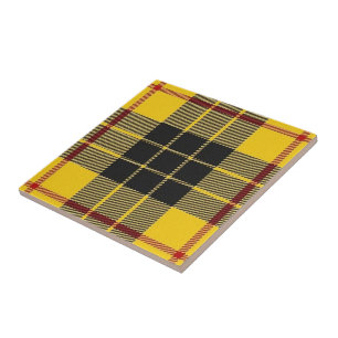 Carreau En Céramique Tartan écossais d'expressions de MacLeod de clan