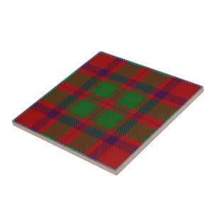 Carreau En Céramique Tartan Expressions Écossaises Clan Shaw