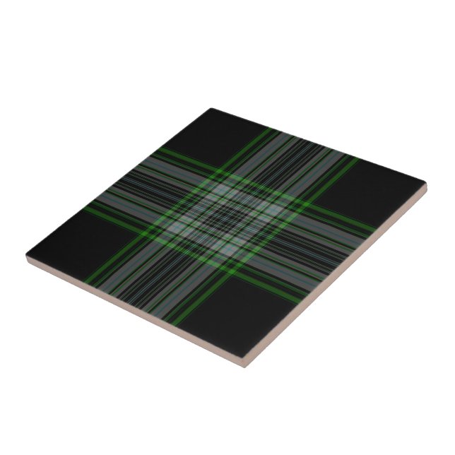 Carreau En Céramique Tartan Plaid (Côté)