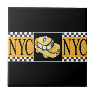 Carreau En Céramique Taxi NYC