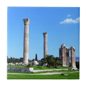 Carreau En Céramique Temple de Zeus Olympien - Athènes
