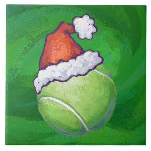 Carreau En Céramique Tennis Ball Christmas Green