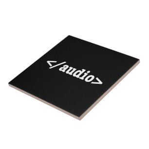 Carreau En Céramique Terminer le code HTML5 audio