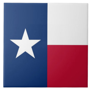 Carreau En Céramique Texas State Flag Tile