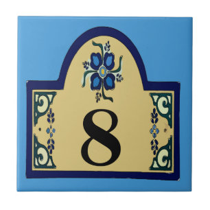 Carreau En Céramique Texte de changement de numéros de maison